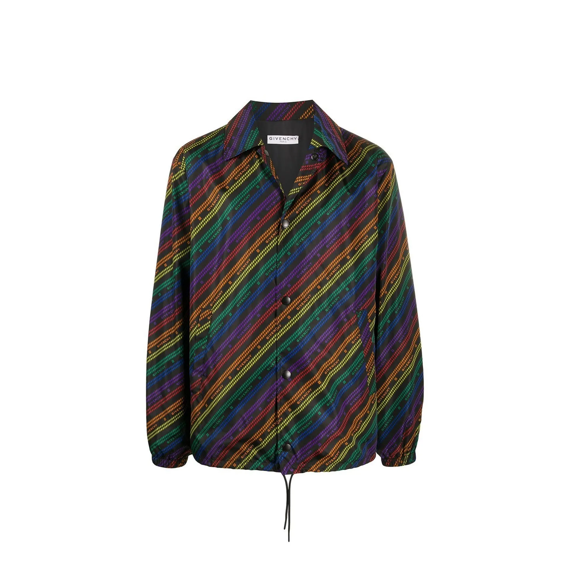 Givenchy Rainbow Chain Nylon Jacket sold by Siebentaschen