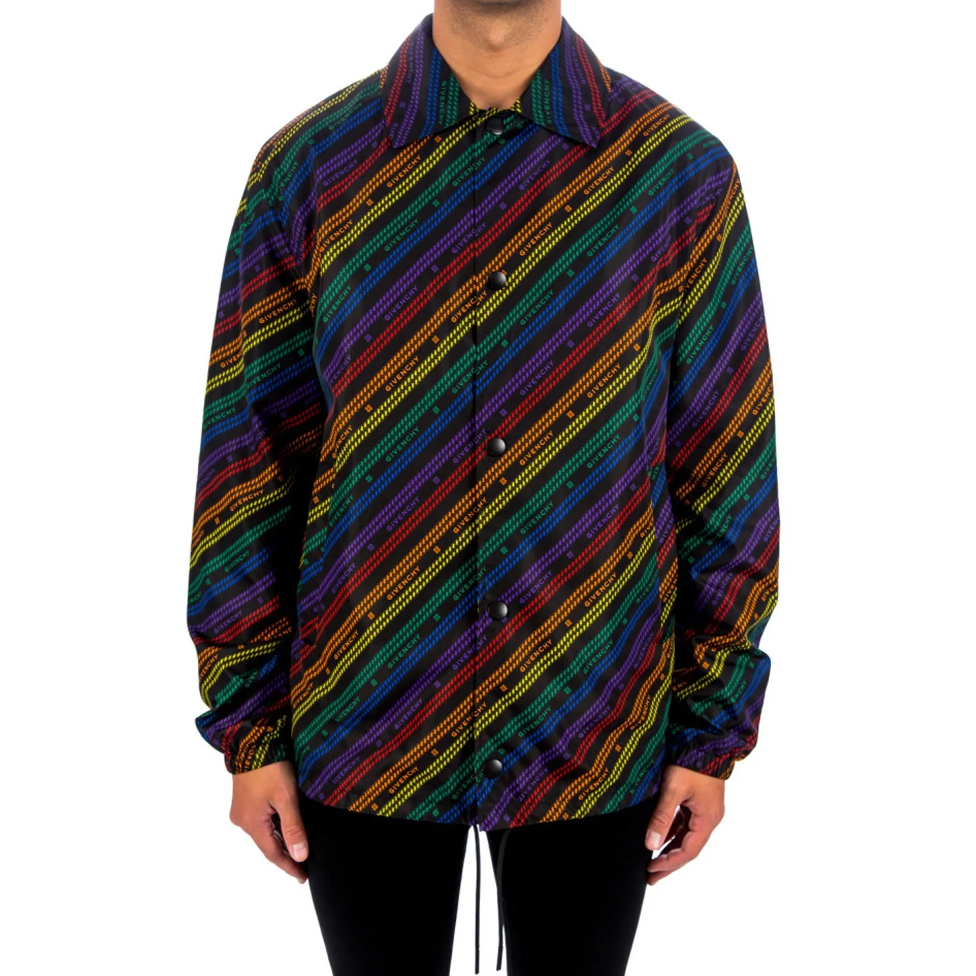 Givenchy Rainbow Chain Nylon Jacket sold by Siebentaschen product image thumbnail 2