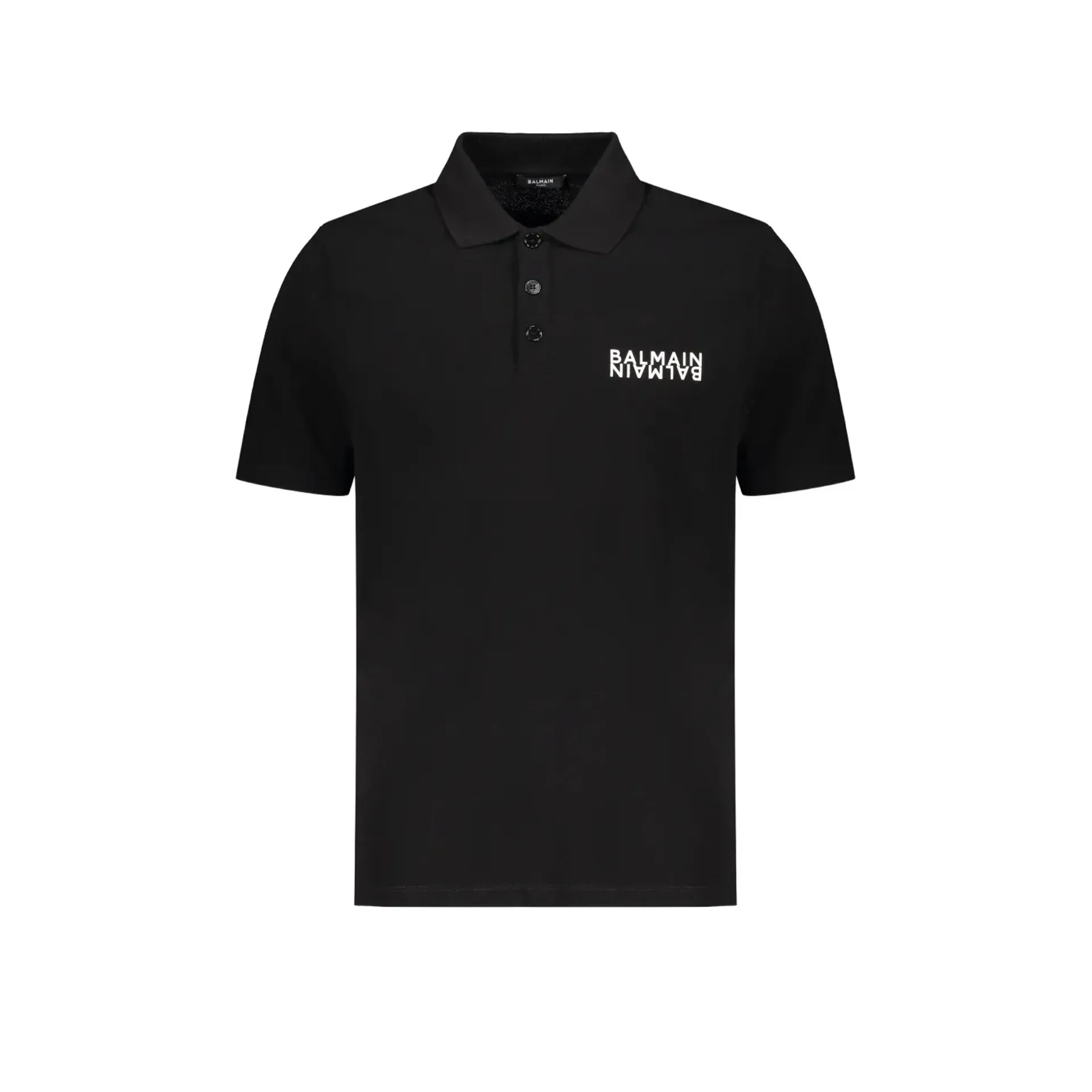 Balmain cotton polo shirt sold by Siebentaschen
