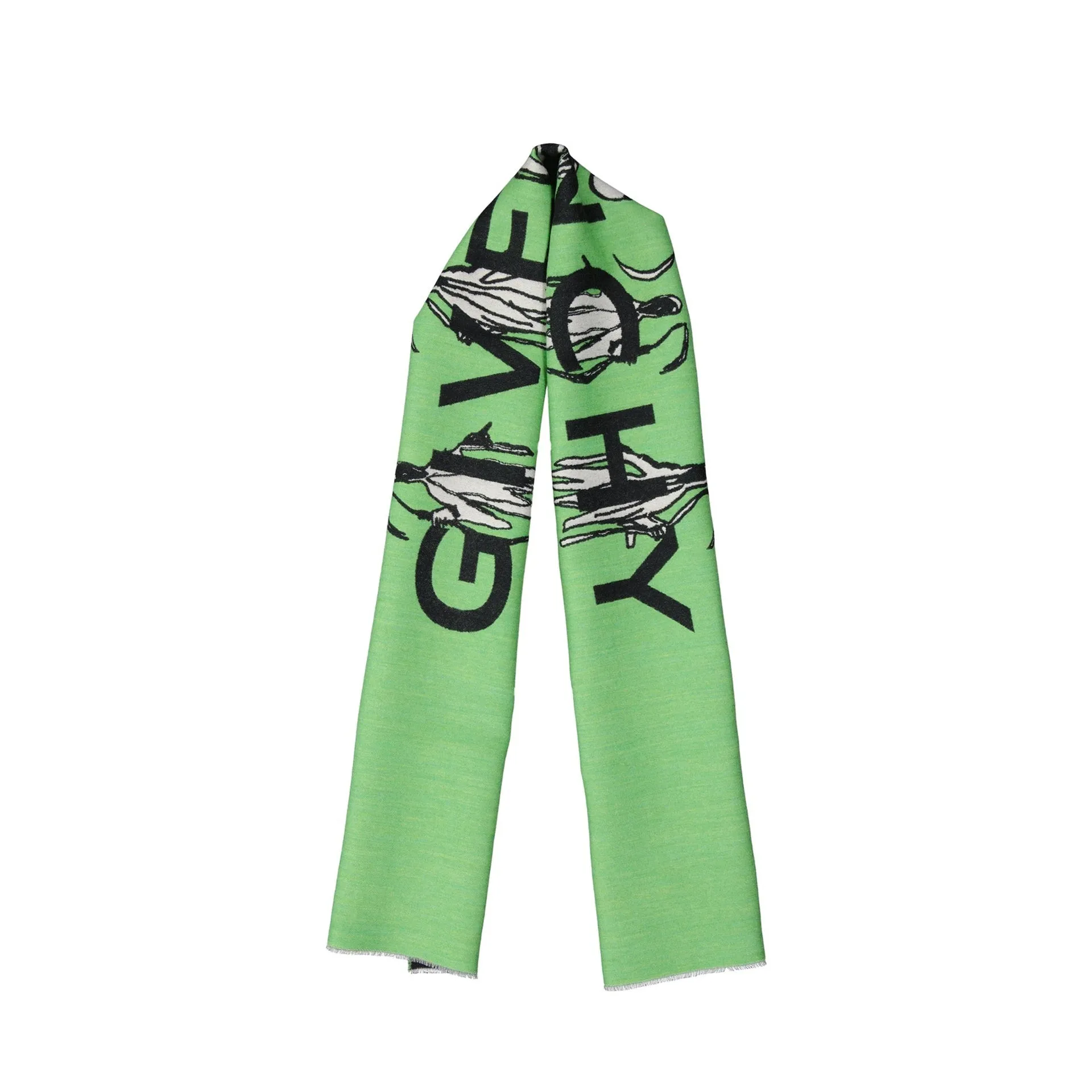 Givenchy Logo Wool Scarf sold by Siebentaschen product image thumbnail 4