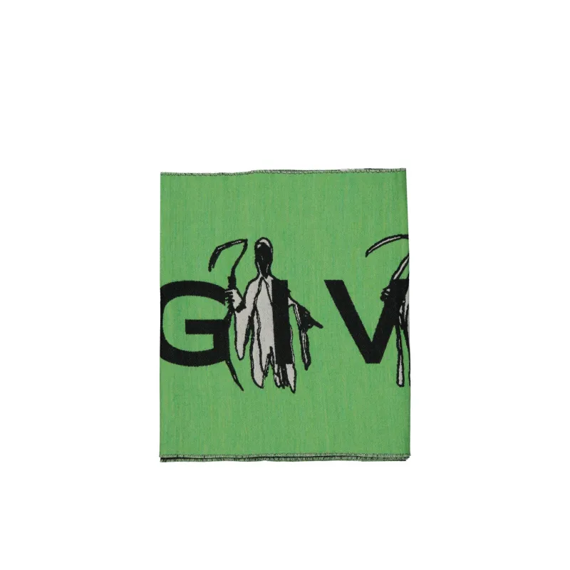 Givenchy Logo Wool Scarf made by Siebentaschen