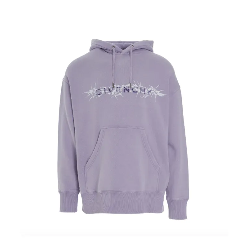 Givenchy Logo Hooded Sweatshirt sold by Siebentaschen