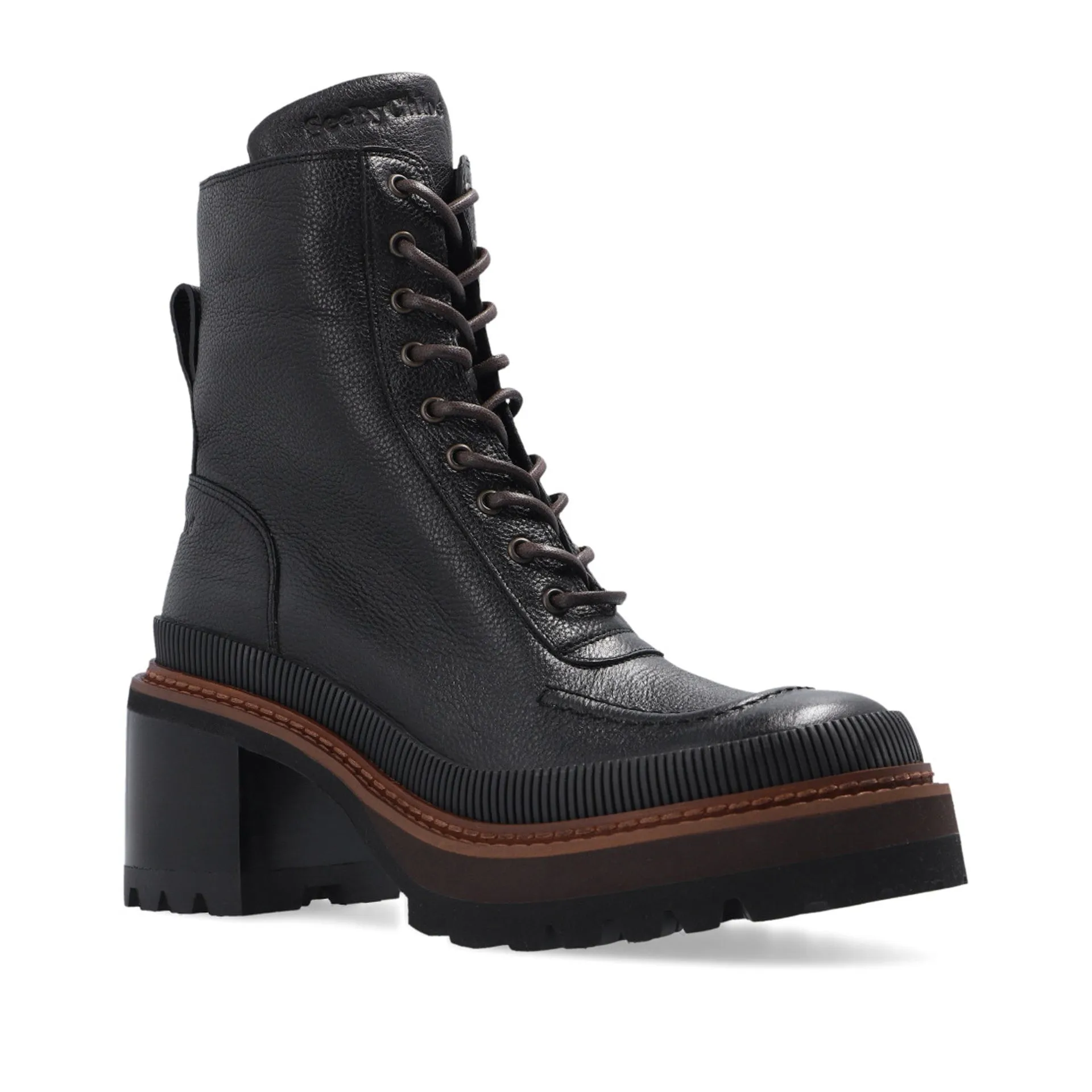See By Chloe Mahalia Leather Lace-Up Boots sold by Siebentaschen product image thumbnail 2