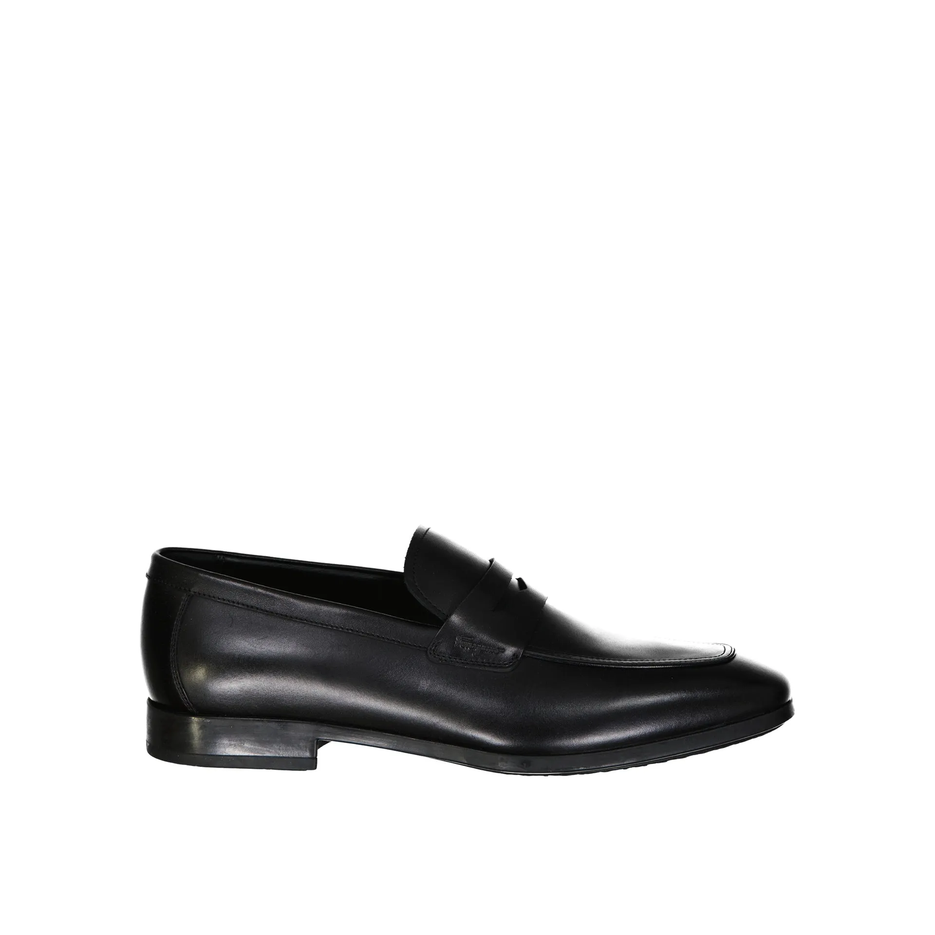 Salvatore Ferragamo Gray Loafers sold by Siebentaschen