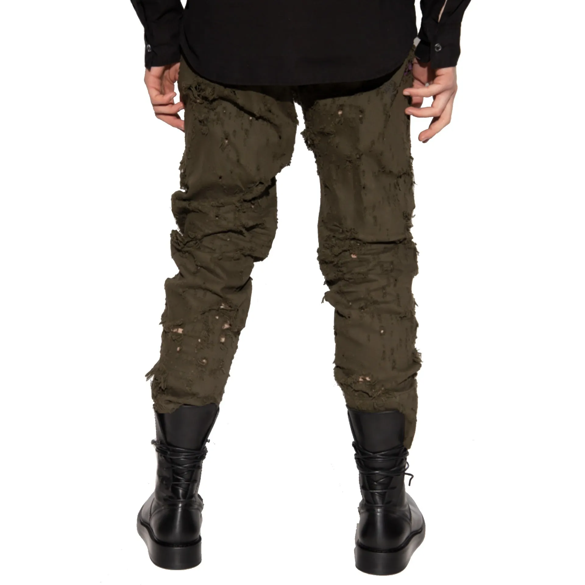 Dsquared2 ‘Aviator’ Relaxed-Fitting Trousers sold by Siebentaschen product image thumbnail 3