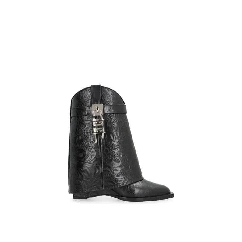 Givenchy Lock Cowboy Boots made by Givenchy