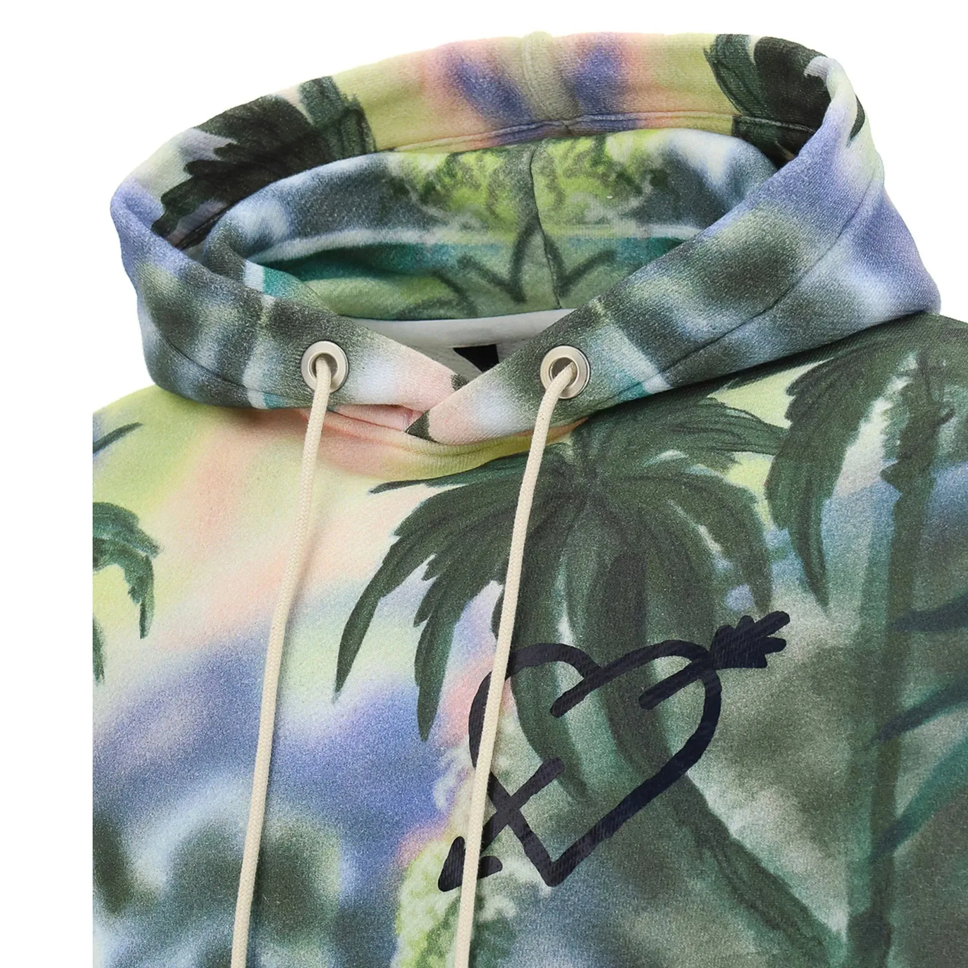 Palm Angels Cotton Hooded Sweatshirt sold by Siebentaschen product image thumbnail 3