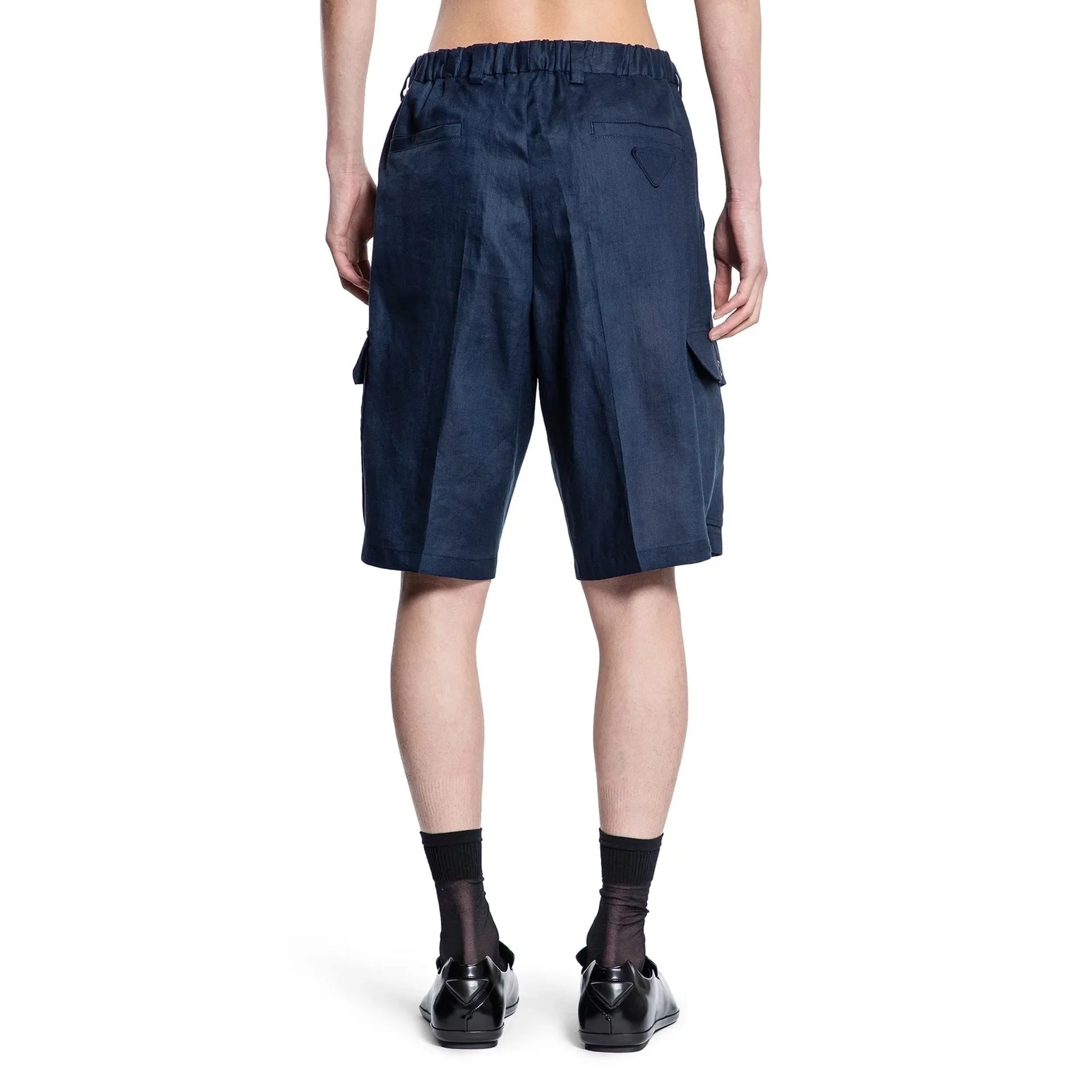 Prada Linen Bermuda sold by Siebentaschen product image thumbnail 3