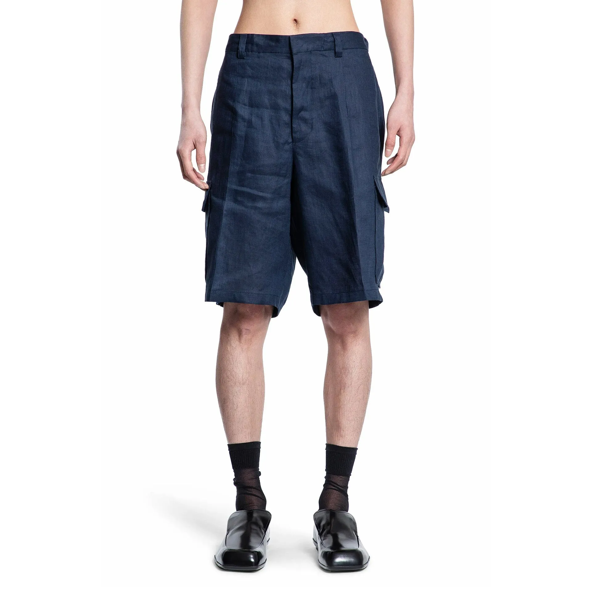 Prada Linen Bermuda sold by Siebentaschen product image thumbnail 2