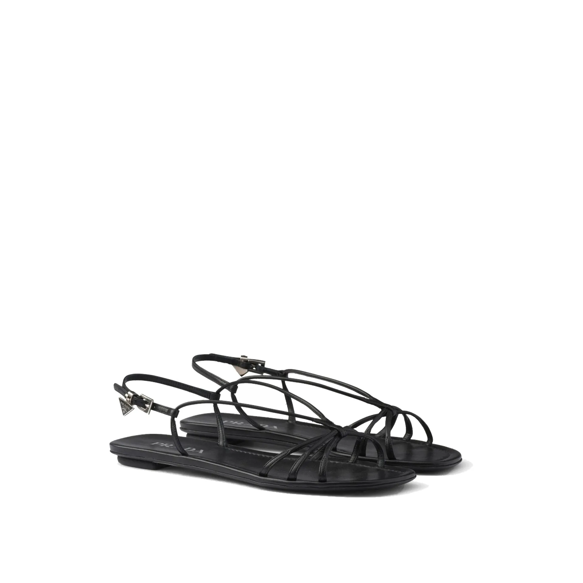 Prada Leather Flat Sandals sold by Siebentaschen product image thumbnail 2