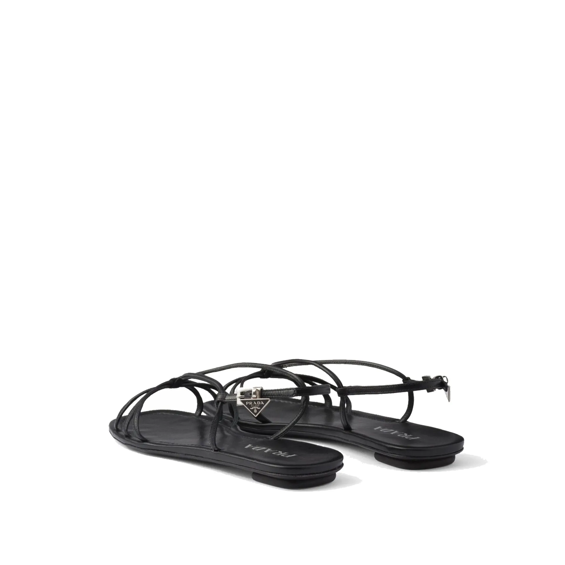 Prada Leather Flat Sandals sold by Siebentaschen product image thumbnail 3