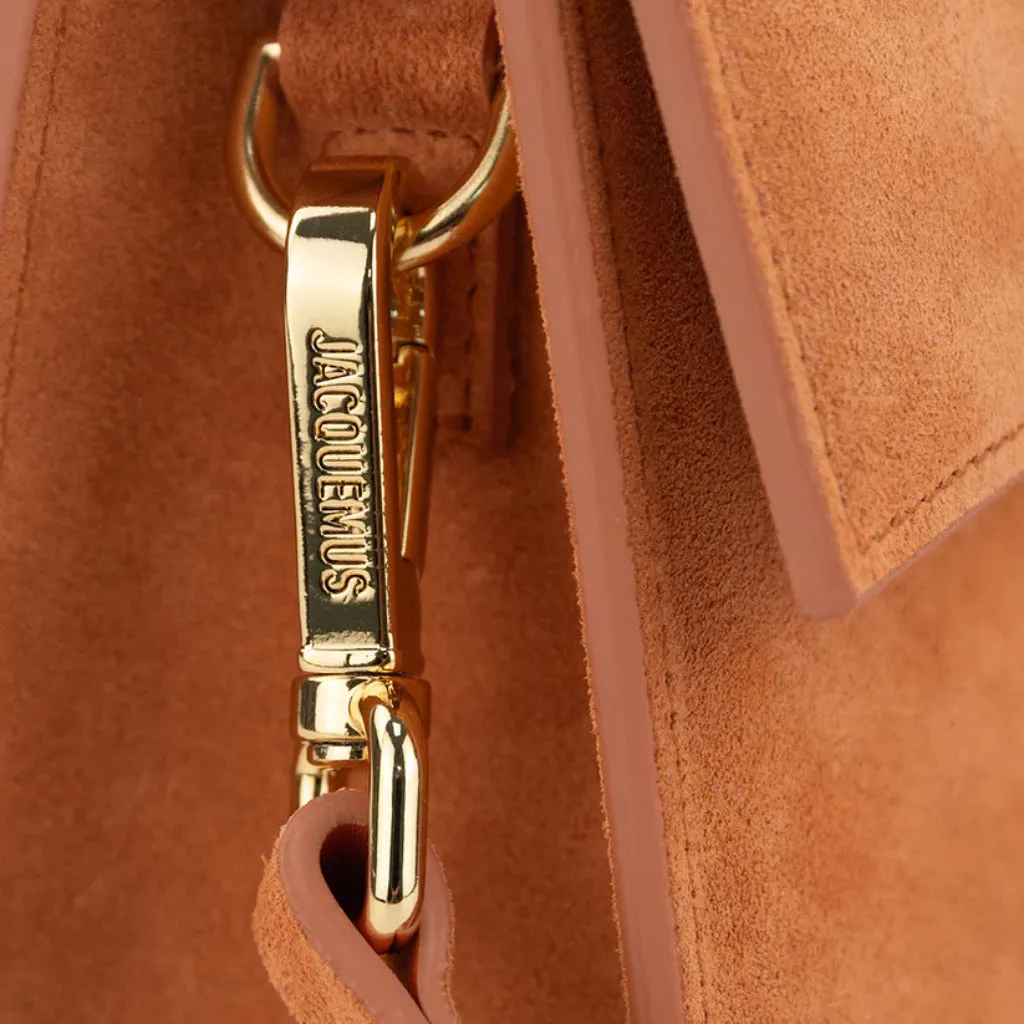 Jacquemus Bambino Suede Shoulder bag, rust velvet sold by Siebentaschen product image thumbnail 2