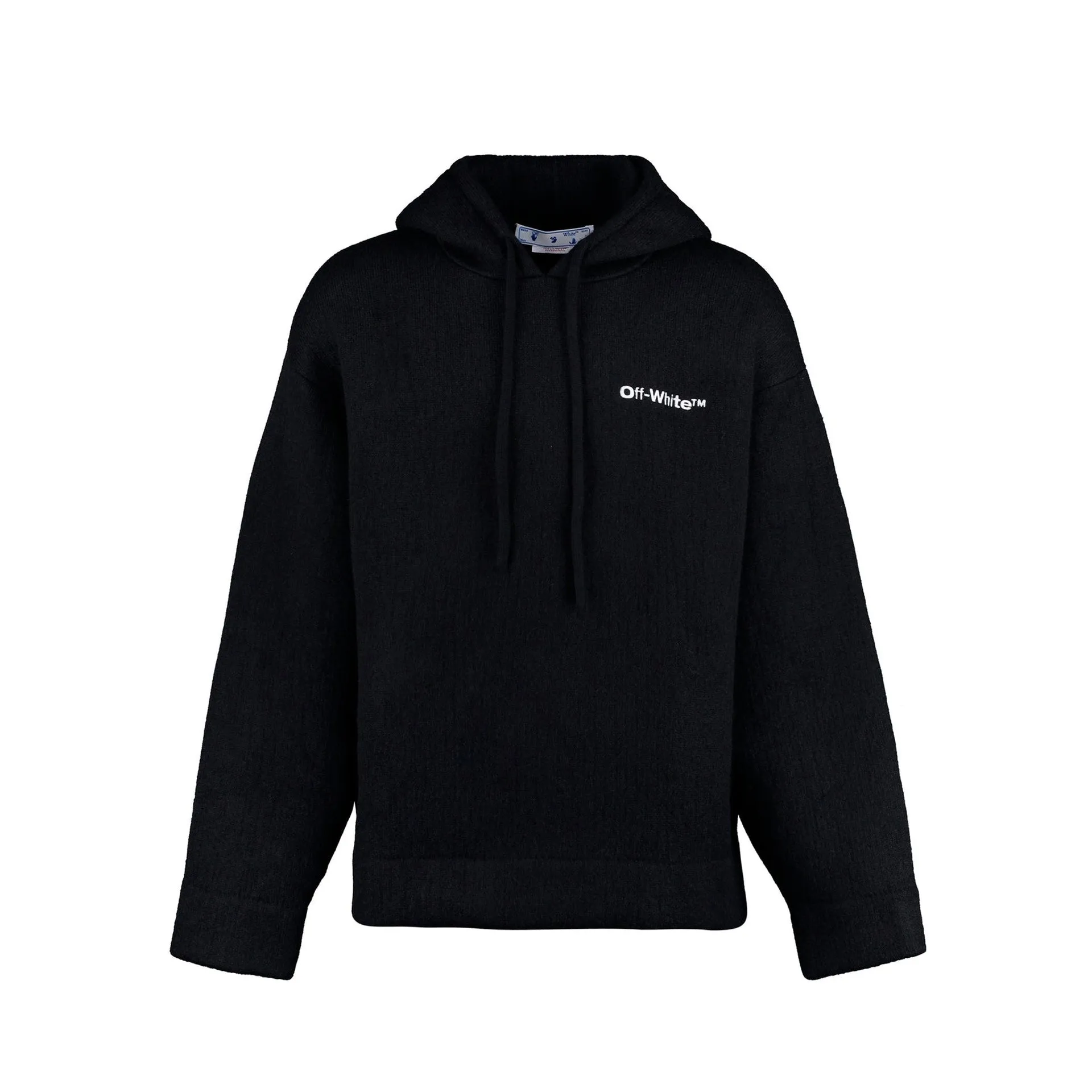 Off-White Knitted Hoodie sold by Siebentaschen