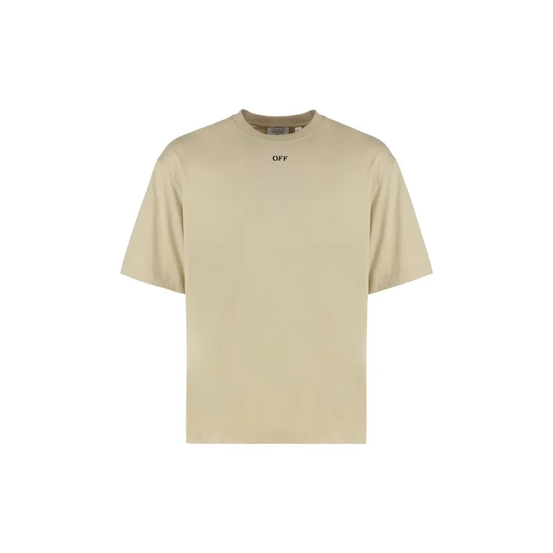 Off-White Cotton Crew-neck T-shirt made by Off-White