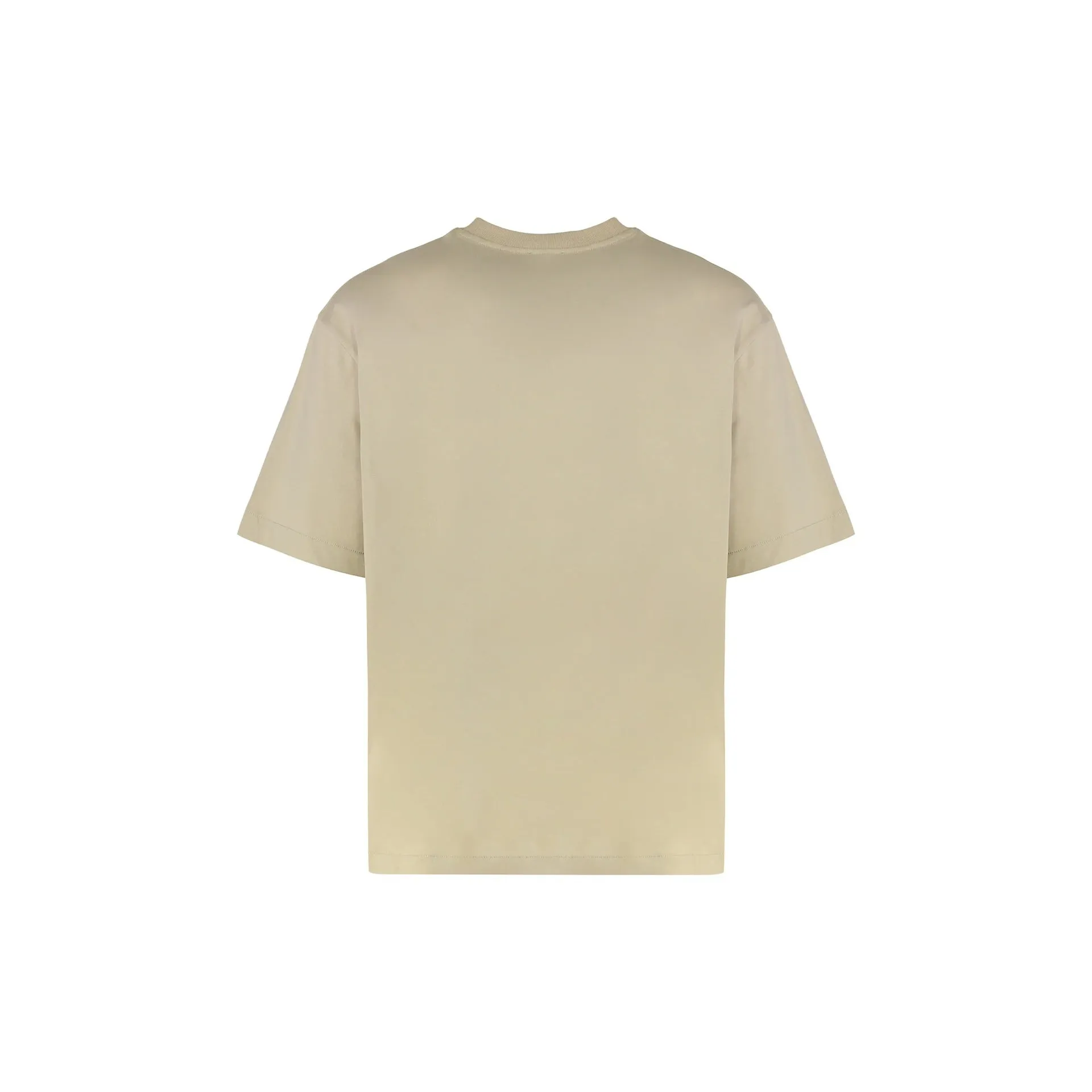 Off-White Cotton Crew-neck T-shirt sold by Siebentaschen product image thumbnail 2