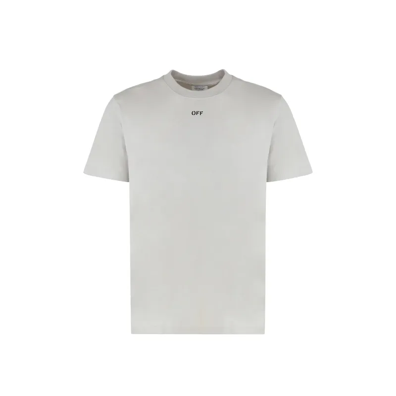 Off-White Cotton Crew-neck T-shirt made by Off-White