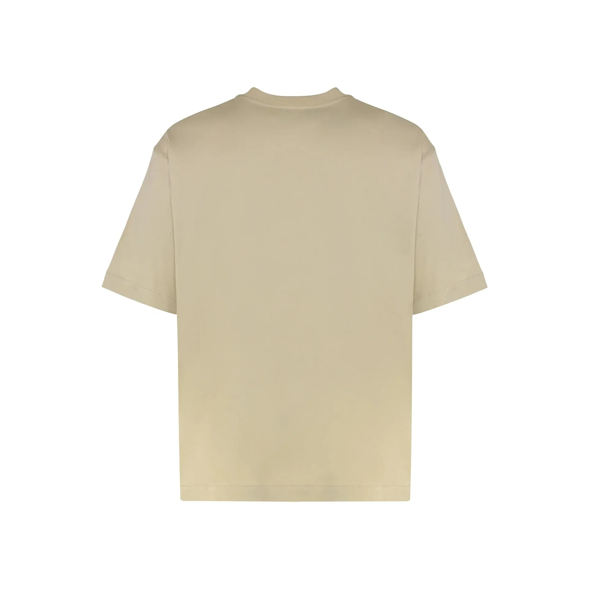 Off-White Cotton Crew-neck T-shirt sold by Siebentaschen product image thumbnail 2