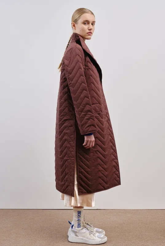 DAFNI QUILTED COAT made by Siebentaschen