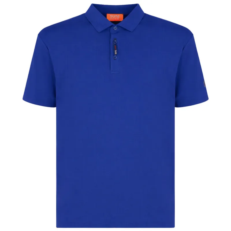 Suns Polo Shirt Blue made by Siebentaschen