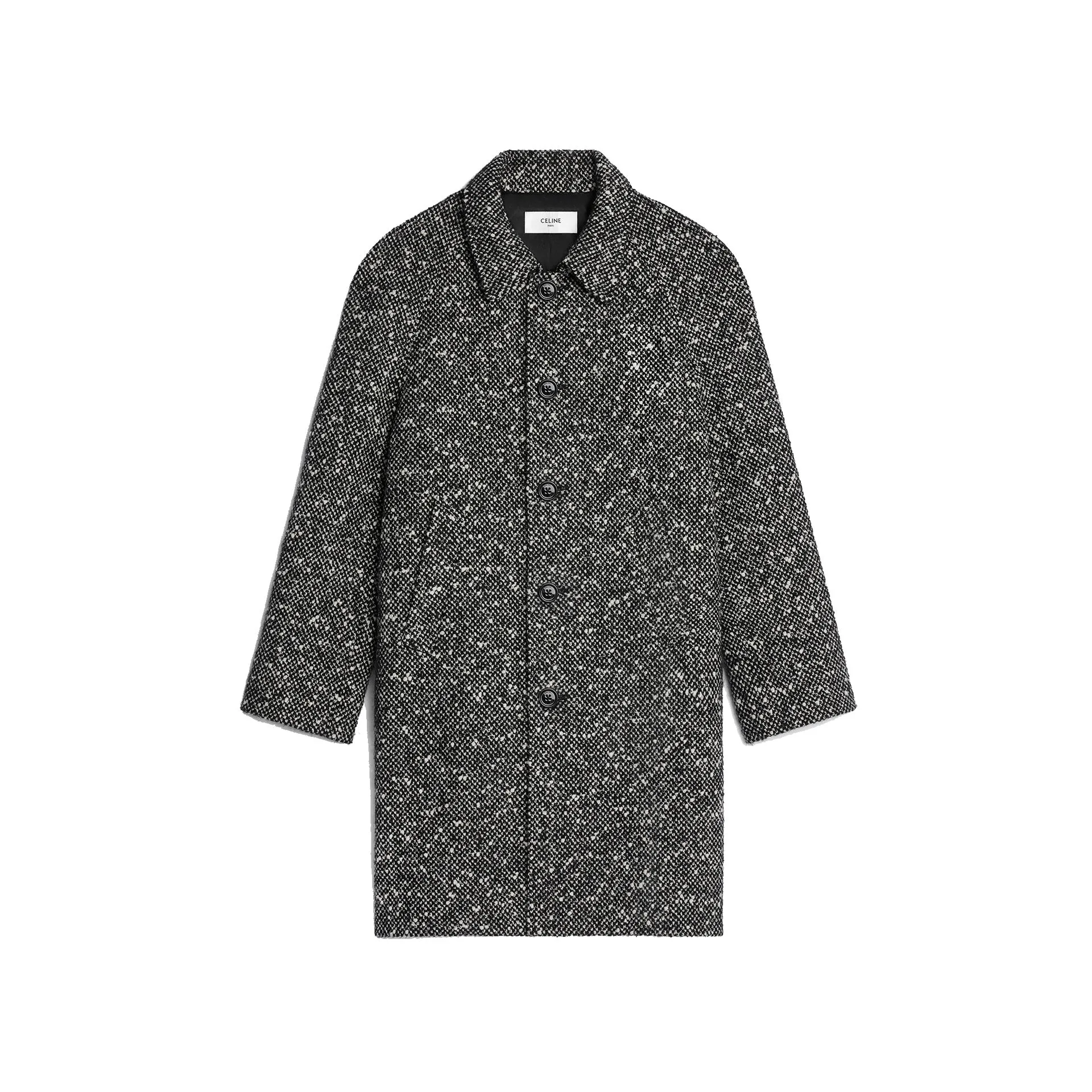 Céline Camden Wool Tweed Coat sold by Siebentaschen