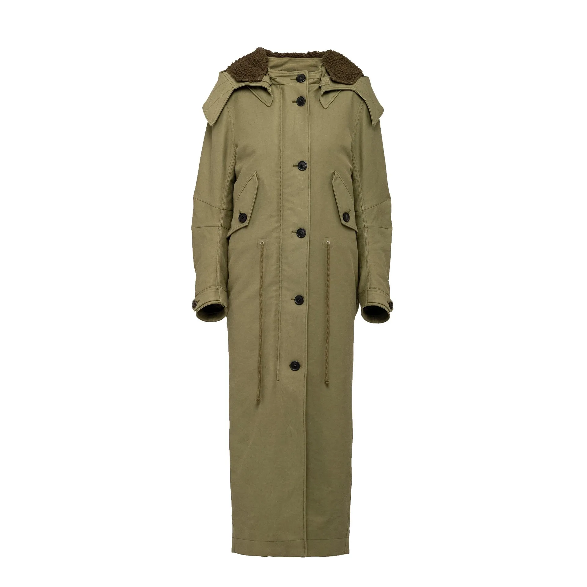 Prada Long Parka Coat sold by Siebentaschen