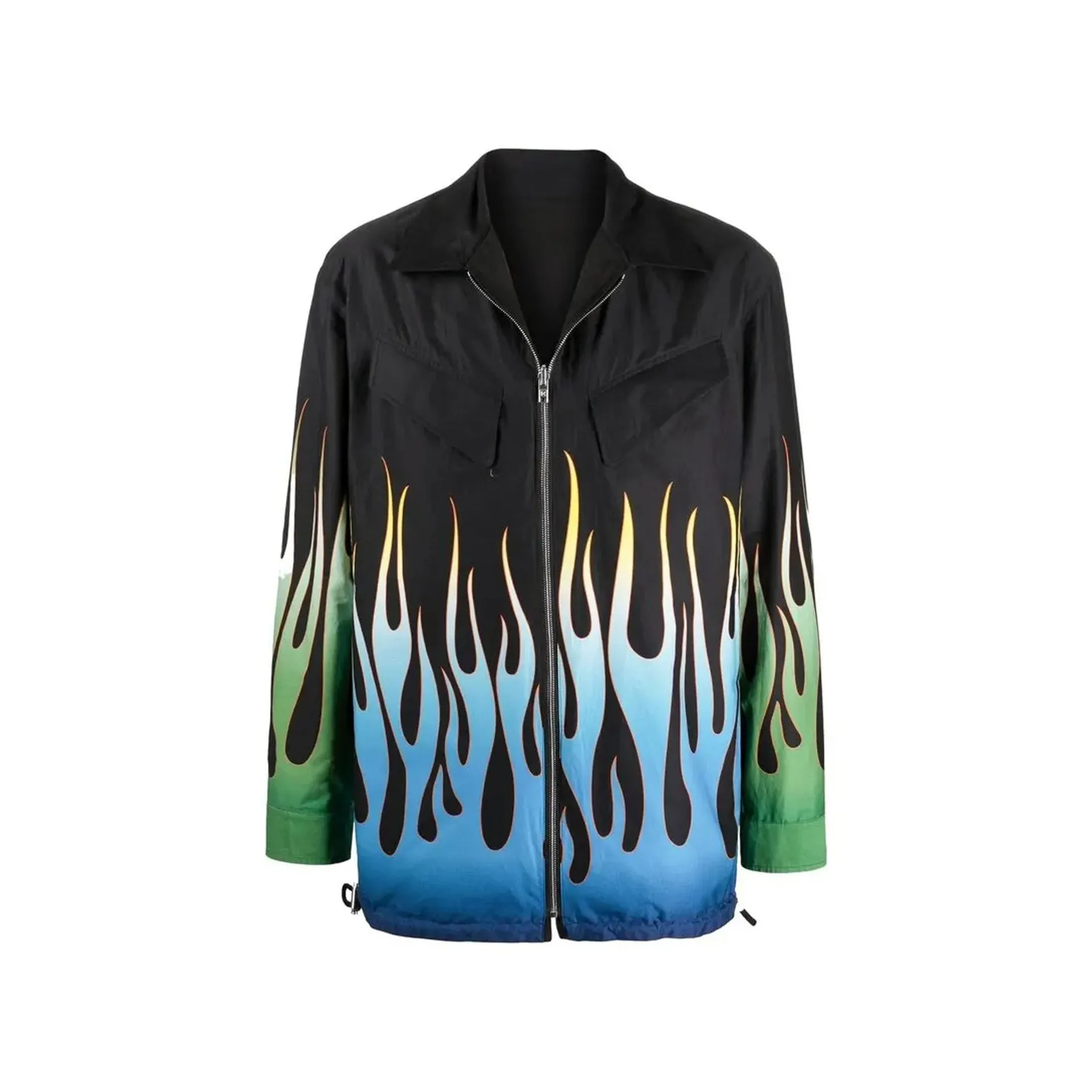 Kenzo Flame Print Reversible Jacket sold by Siebentaschen