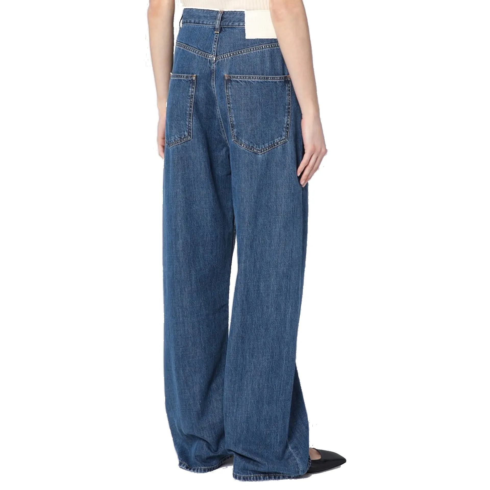 Valentino Wide Leg Denim Jeans sold by Siebentaschen product image thumbnail 3