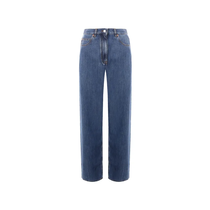 Valentino Wide Leg Denim Jeans made by Valentino