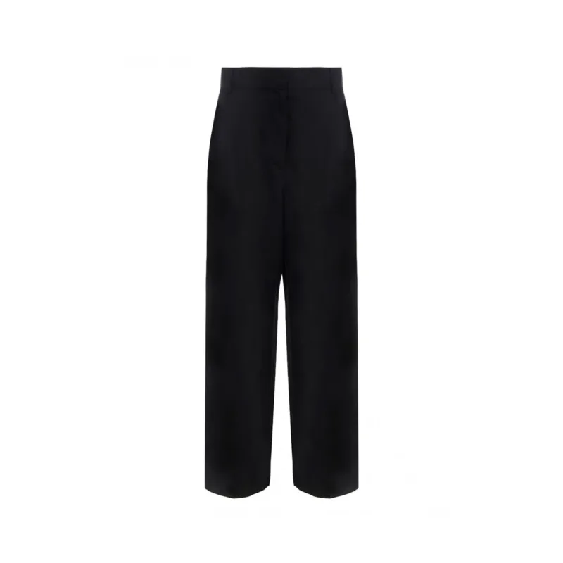 Salvatore Ferragamo Silk And Linen Pants made by Salvatore Ferragamo