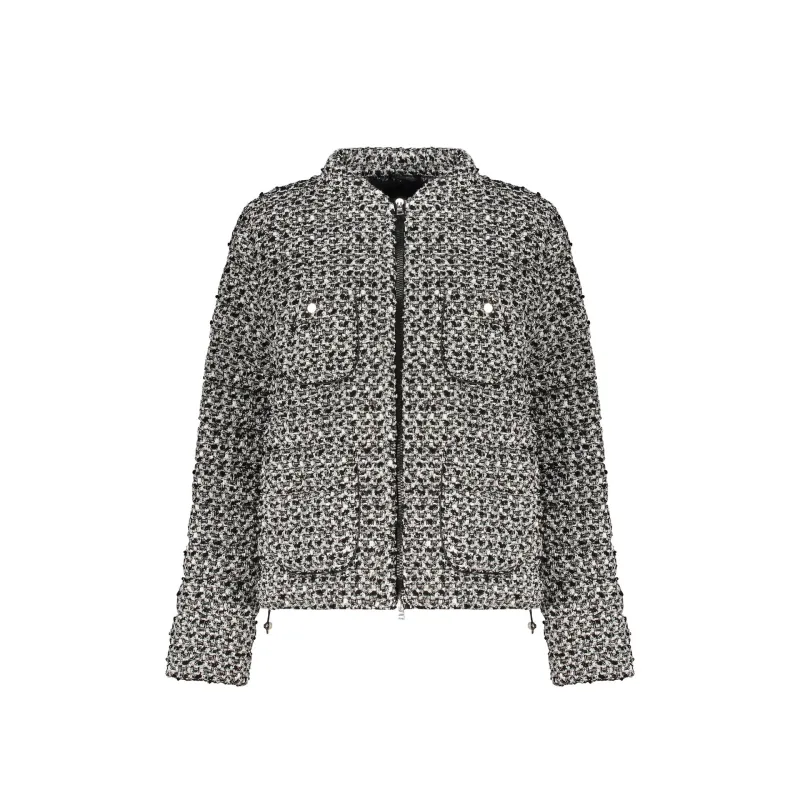 HERNO Bouclé knit Down Jacket made by Herno