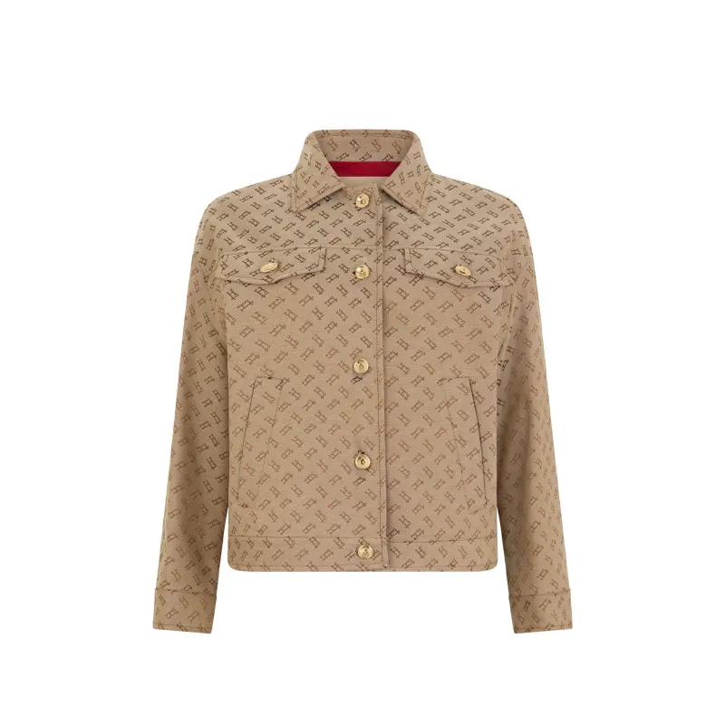 Herno All-Over Logo Jacket made by Herno