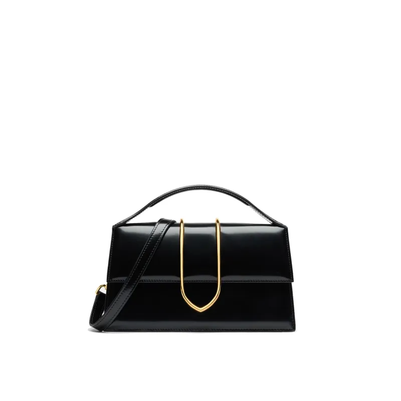 Jacquemus La Croisière Patent Leather Metal Flap Bag – Women made by Jacquemus