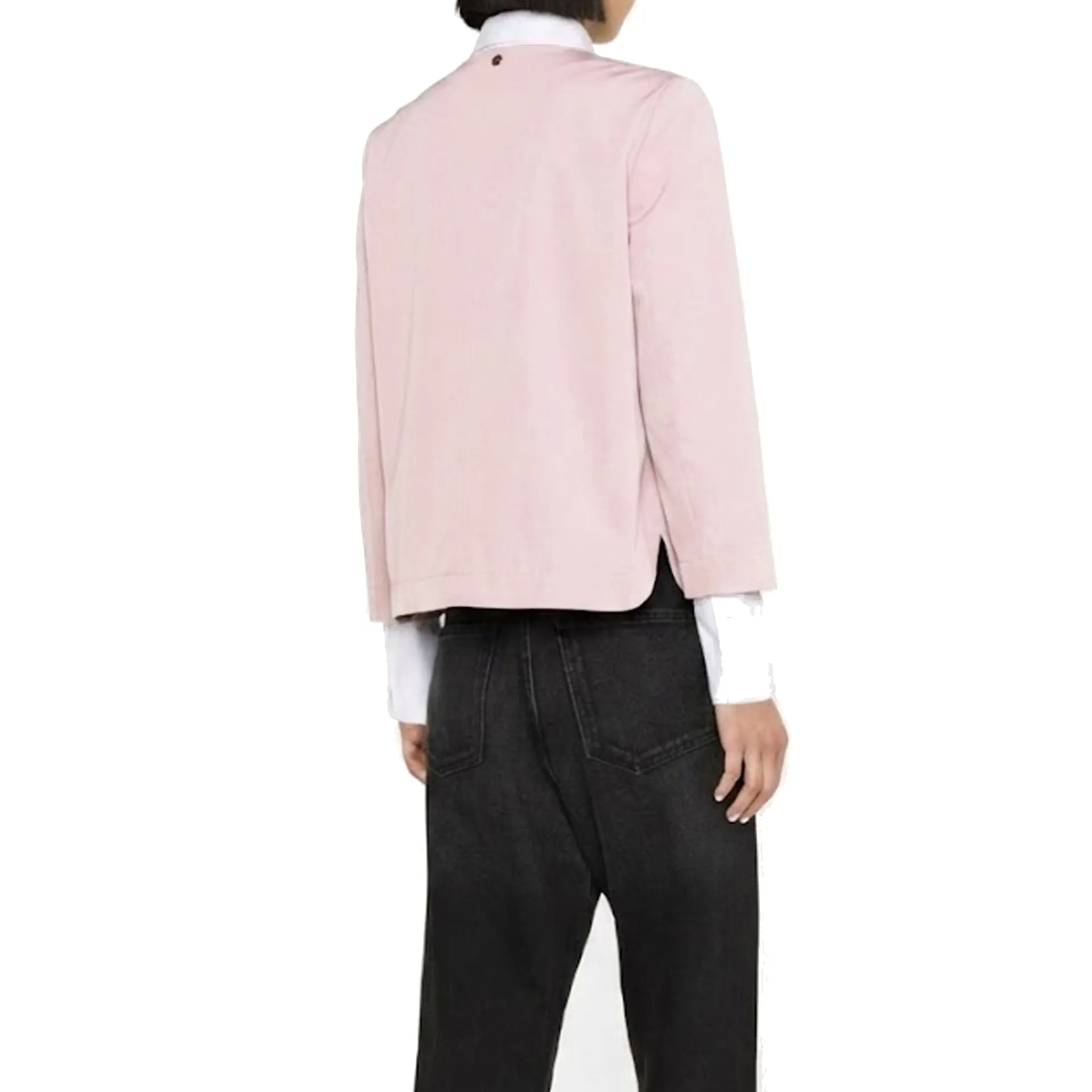 Herno Collarless Cropped-Sleeve Jacket sold by Siebentaschen product image thumbnail 3