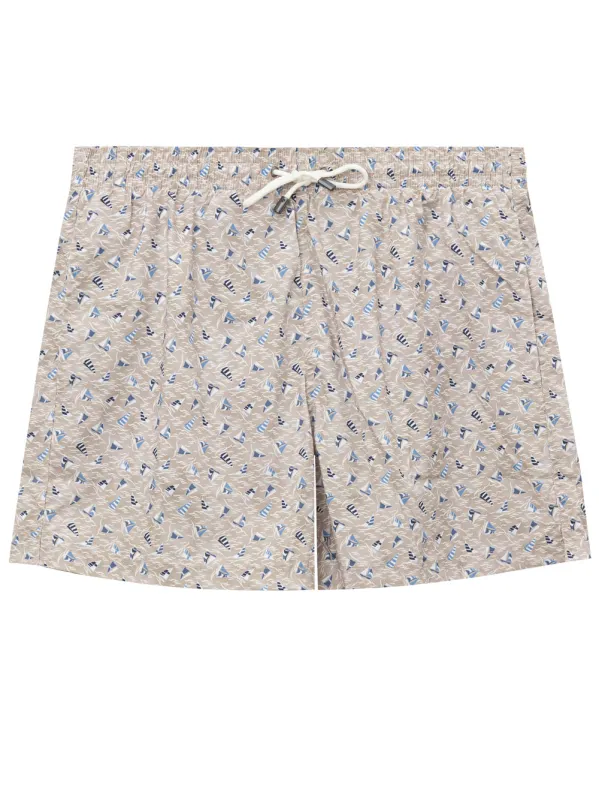 Boxer Costume with Canal Sails Print made by Canali