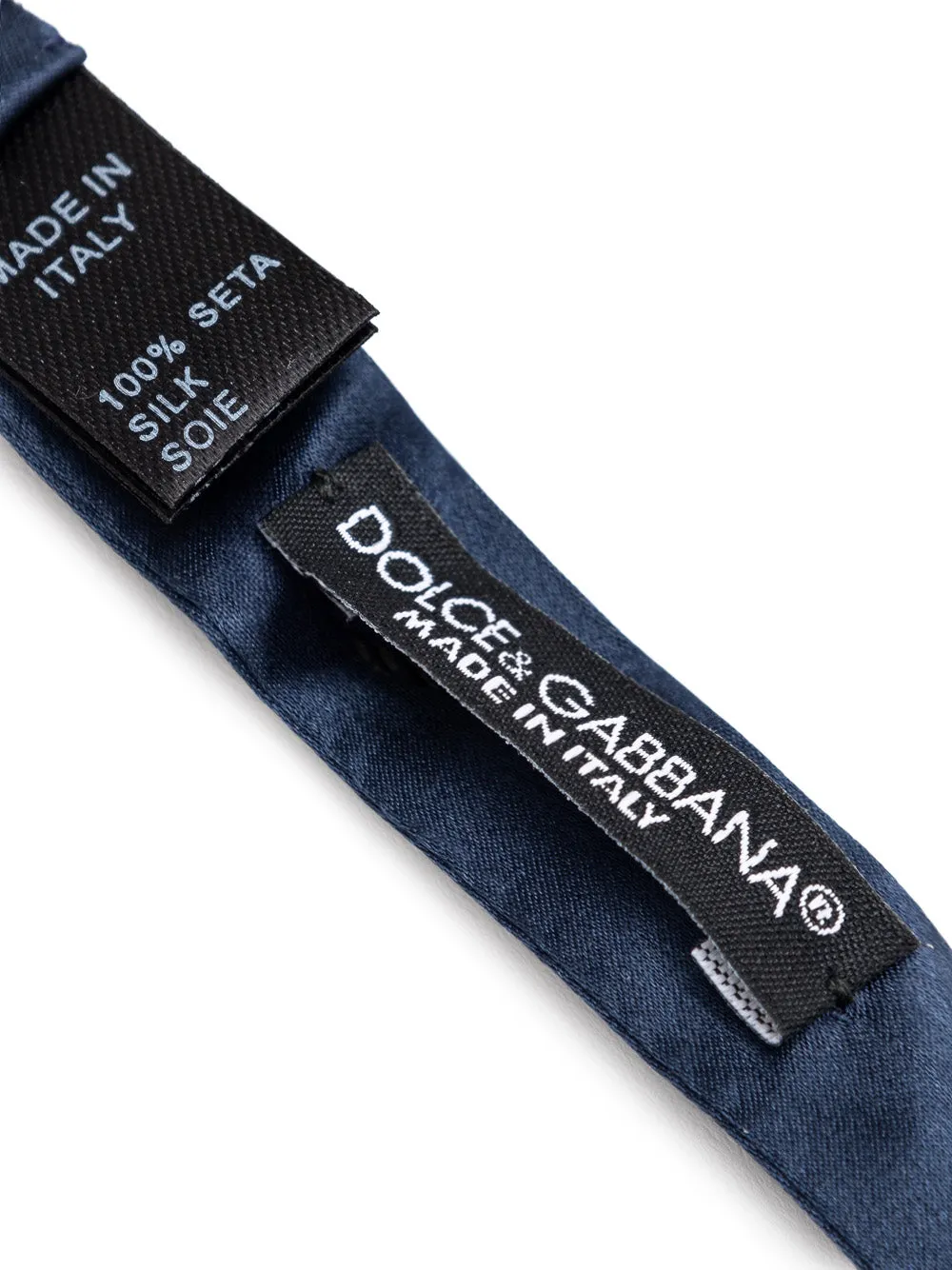 Dolce & Gabbana Blue Silk Bow Tie – 6.5cm sold by Siebentaschen product image thumbnail 3