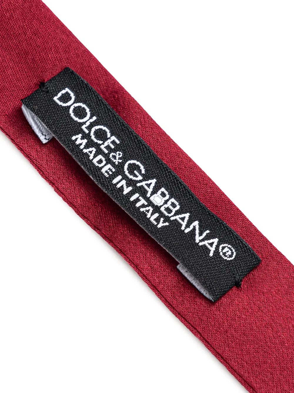 Dolce & Gabbana Bordeaux Silk Bow Tie – 7cm sold by Siebentaschen product image thumbnail 3