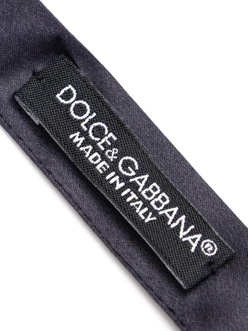 Dolce & Gabbana Dark Grey Silk Bow Tie – 6.5cm sold by Siebentaschen product image thumbnail 3