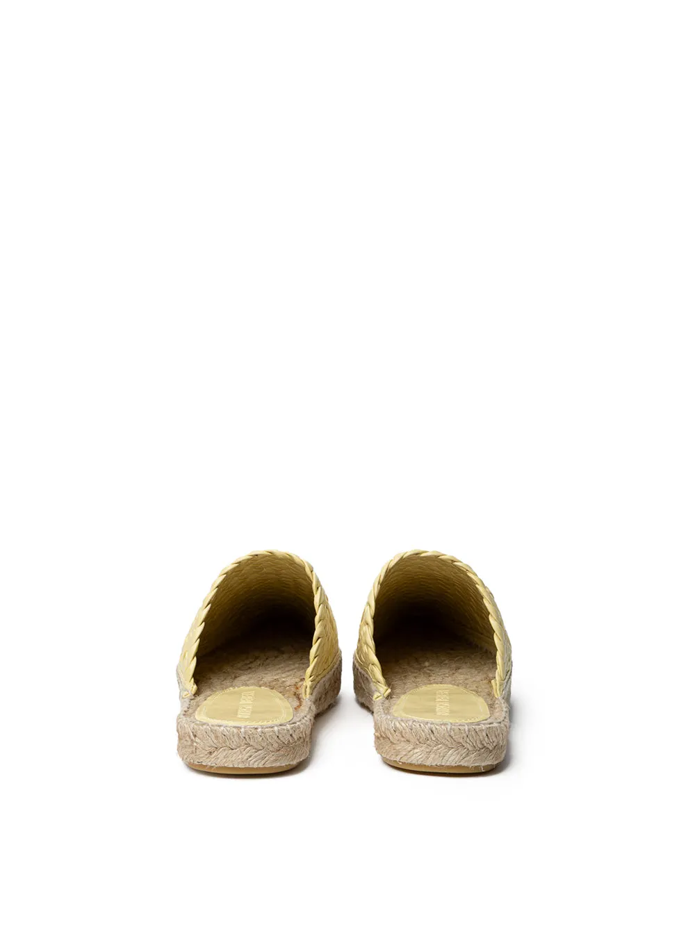 Bottega Veneta Lagoon Yellow Intrecciato Espadrilles – Pointed Toe sold by Siebentaschen product image thumbnail 3