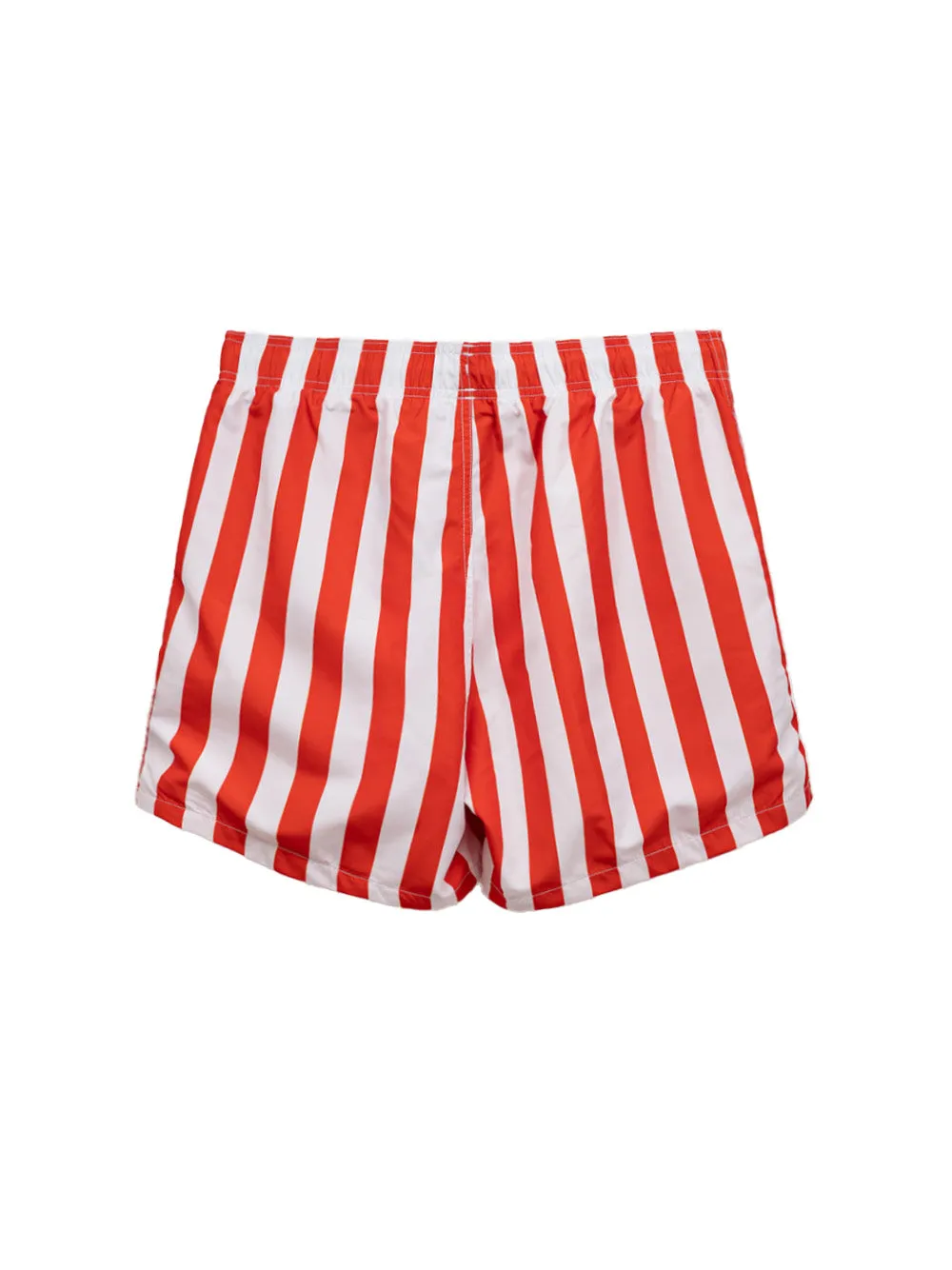 Emporio Armani Men's Red and White Stripe Swim Shorts sold by Siebentaschen product image thumbnail 2