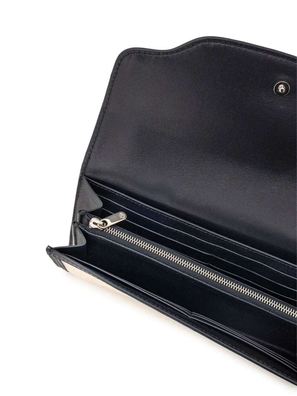 Beige Canvas and Loro Piana Leather Wallet sold by Siebentaschen product image thumbnail 4