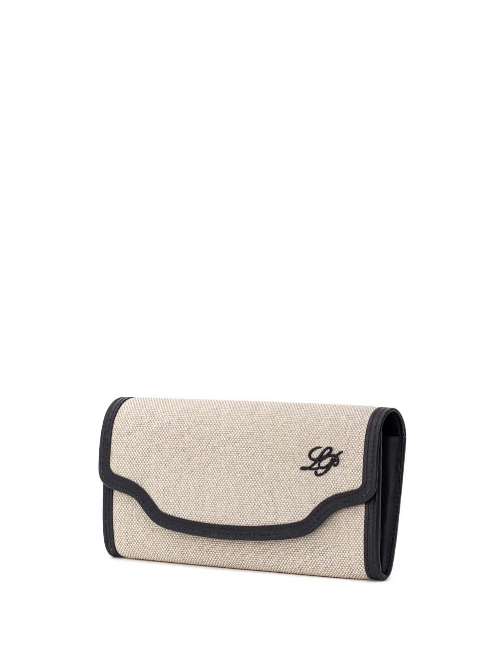 Beige Canvas and Loro Piana Leather Wallet sold by Siebentaschen product image thumbnail 2
