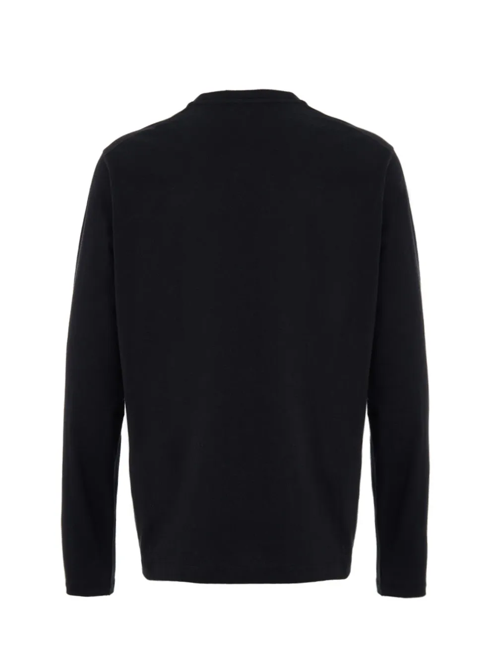 Black Long Sleeve T-Shirt with Jil Sander Embroidery Logo sold by Siebentaschen product image thumbnail 2