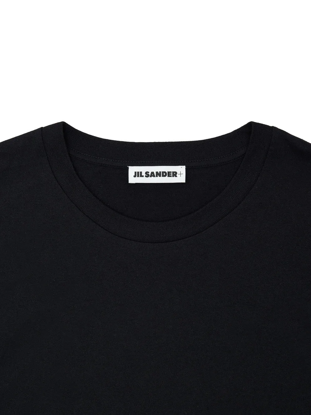 Black Long Sleeve T-Shirt with Jil Sander Embroidery Logo sold by Siebentaschen product image thumbnail 3
