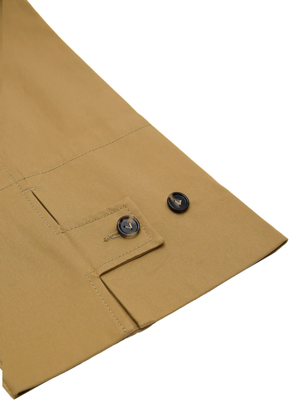Bottega Veneta Beige Twill High-Waist Tailored Trousers sold by Siebentaschen product image thumbnail 3