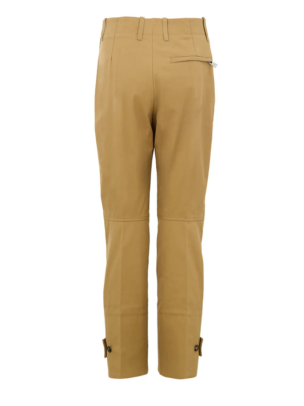 Bottega Veneta Beige Twill High-Waist Tailored Trousers sold by Siebentaschen product image thumbnail 2