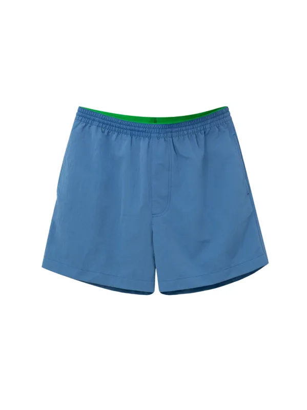 Bottega Veneta Light Blue Swim Shorts with Drawstring – Men made by Bottega Veneta