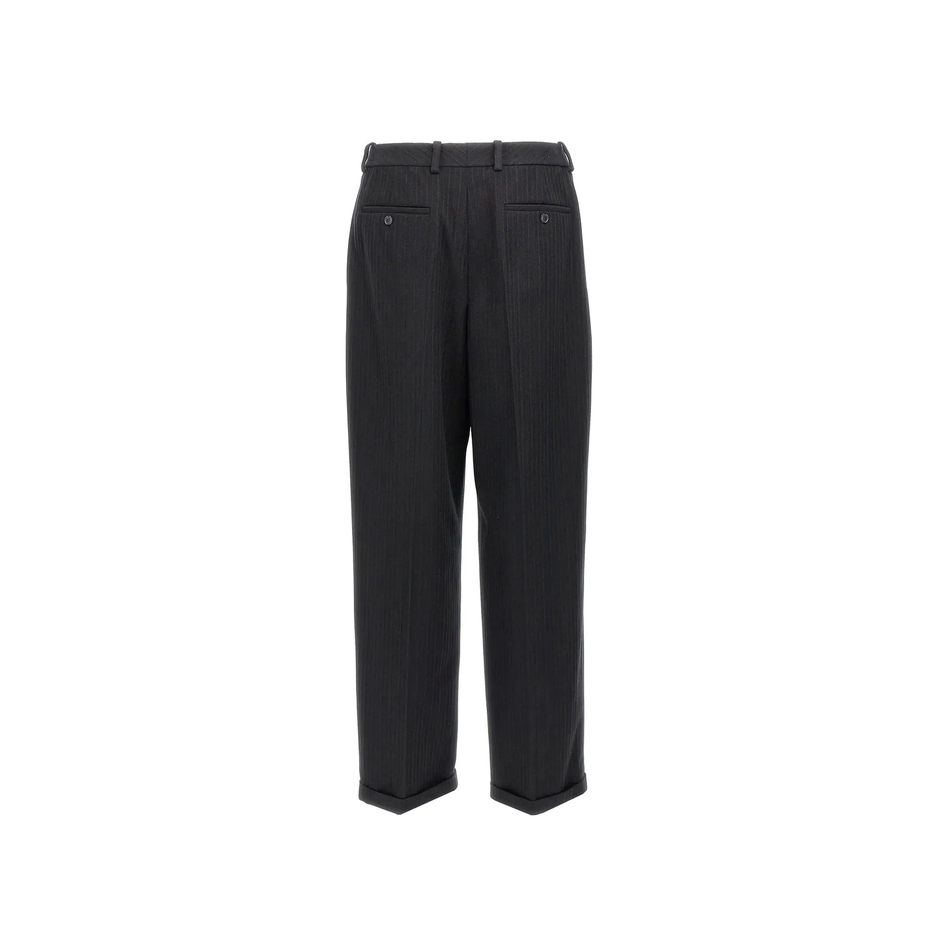 Saint Laurent Cashmere And Wool Flannel 90'S Striped Pants sold by Siebentaschen product image thumbnail 3