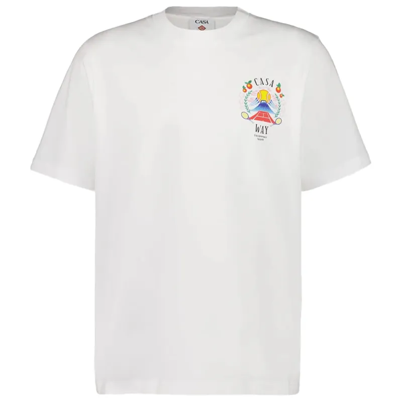 Casablanca Cotton T-Shirt White made by Casablanca