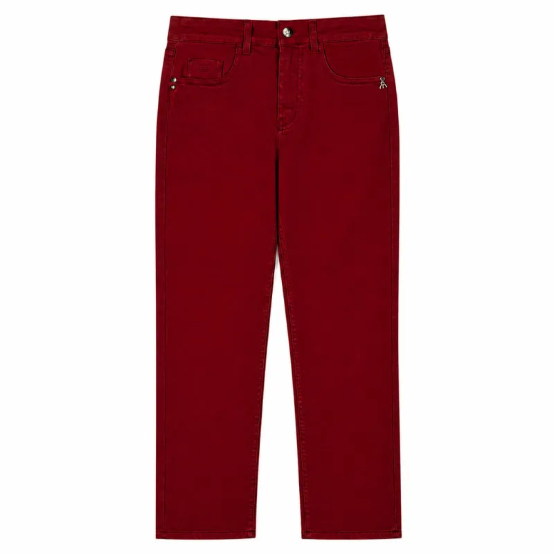 Patrizia Pepe Woman Trousers Futuristic Red made by Patrizia Pepe