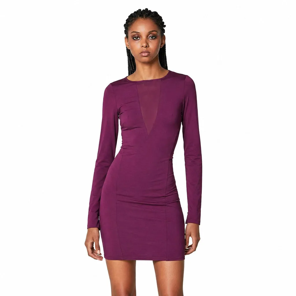 Patrizia Pepe Viscose Dress Violet sold by Siebentaschen product image thumbnail 2